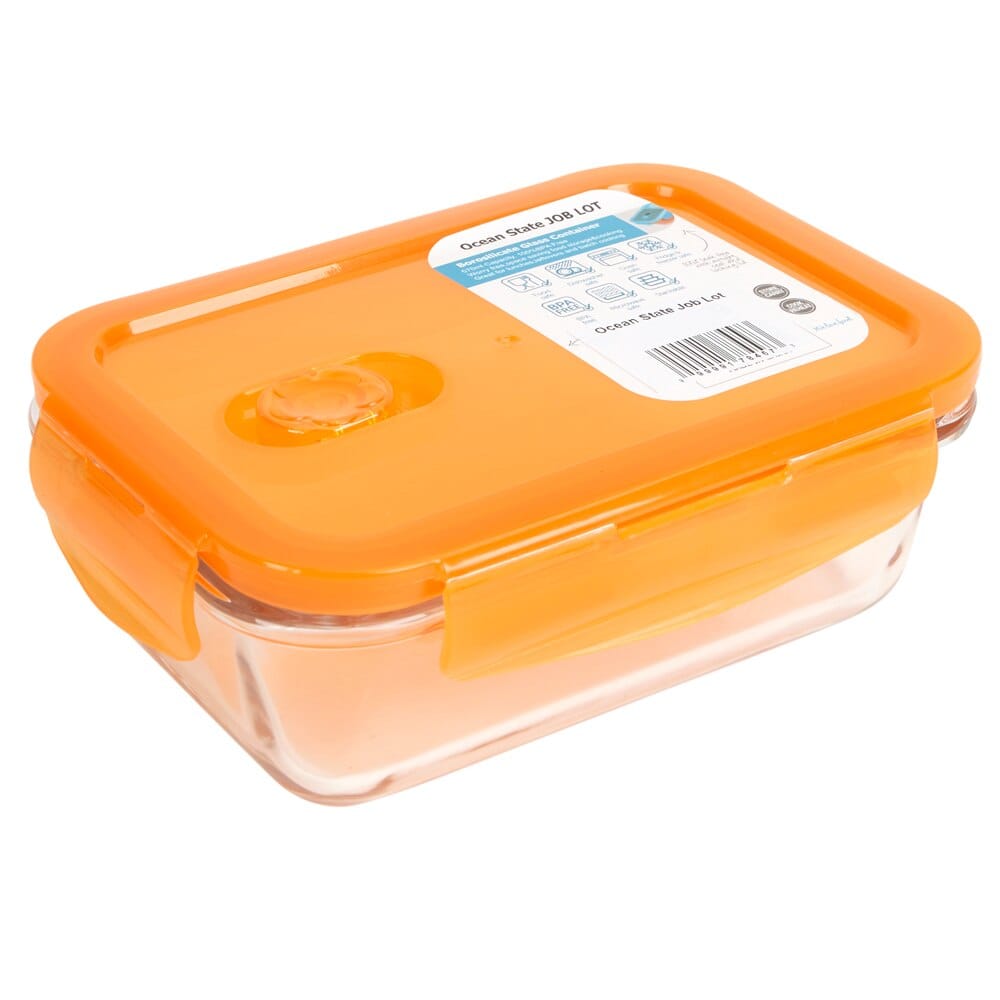 Glass Food Storage Container, 19 oz