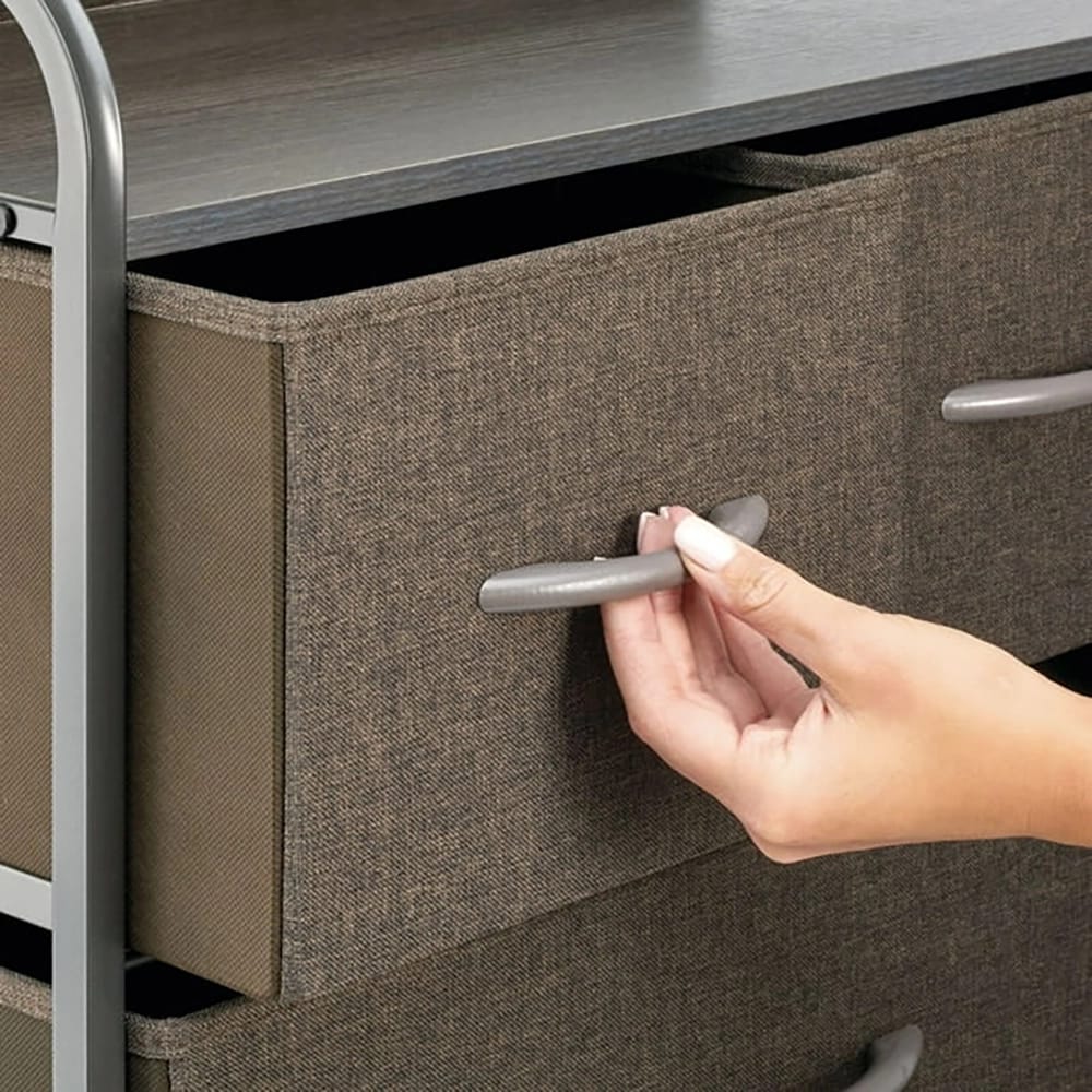 mDesign 5-Drawer Dresser, Charcoal/Graphite