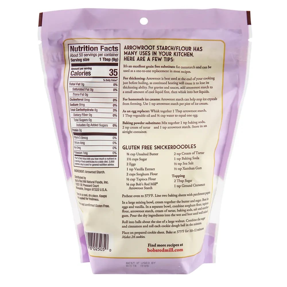 Bob's Red Mill Premium Quality Arrowroot Flour, 16 oz