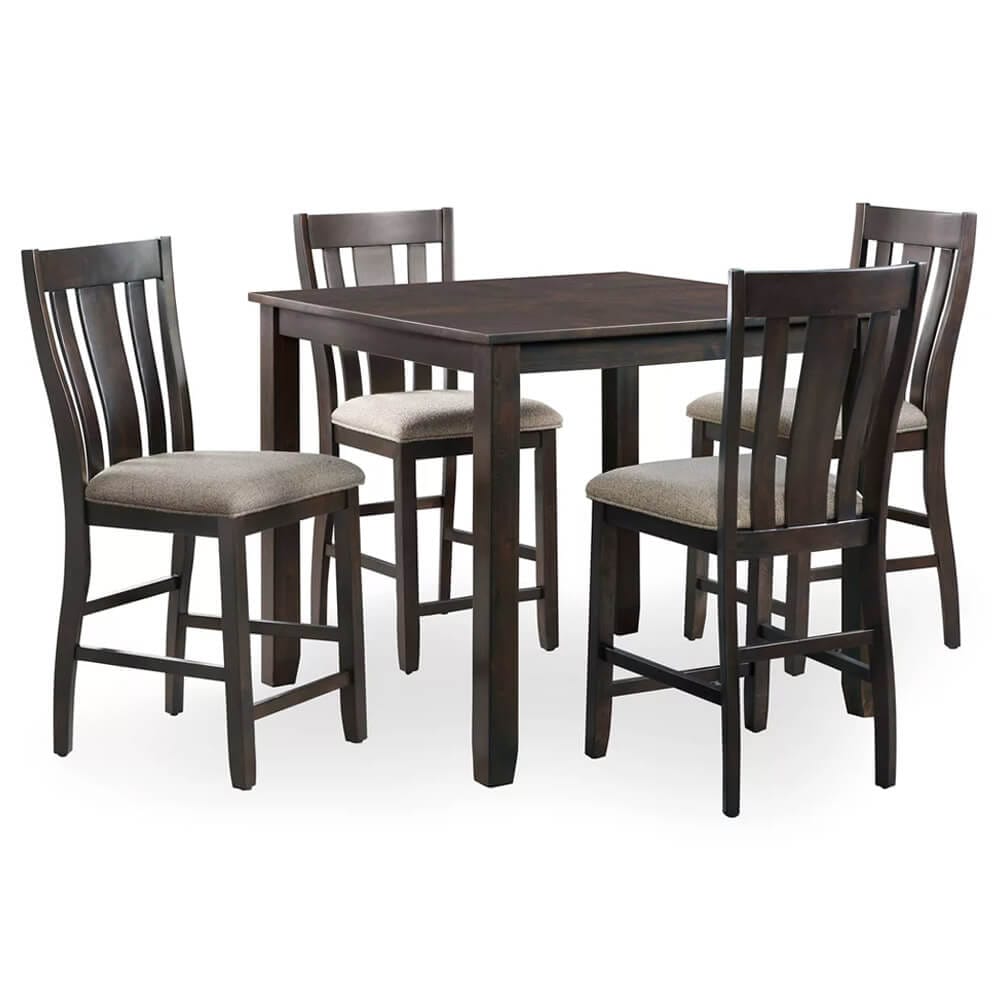 Lane Furniture Quinn 5-Piece Dining Set, Warm Chestnut