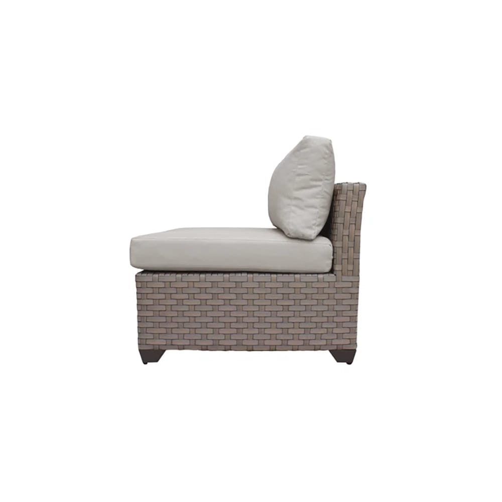 TK Classics Outdoor Sofa with Cushions, Brown/Beige