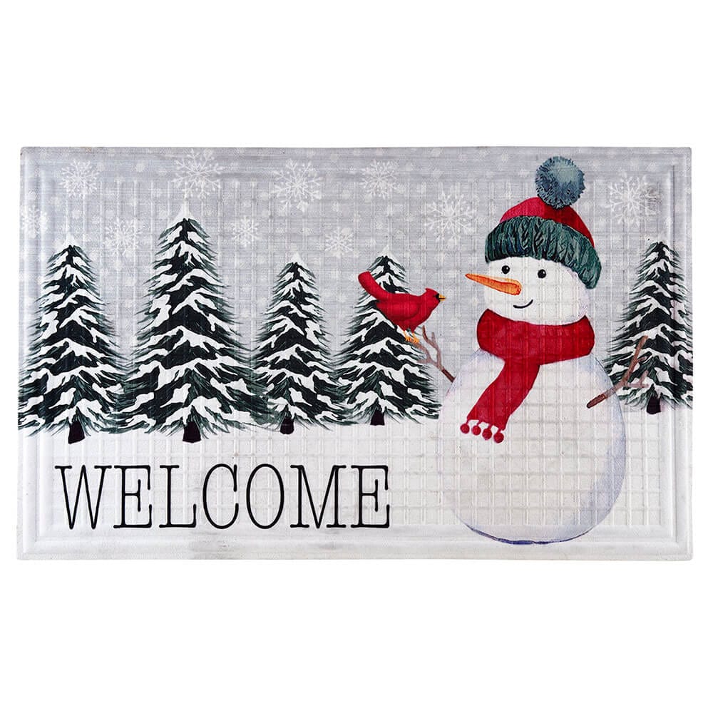 18"x30" Christmas Rubber Printed Mat