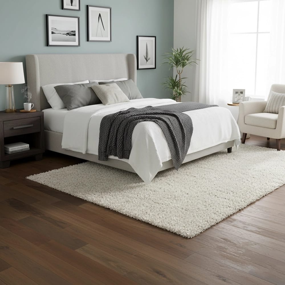 AquaSeal 7/16" Vindell White Oak Water-Resistant Quick Click Engineered Hardwood Flooring, Brown, 20.8 sq. ft. ($4.80/sq. ft.)