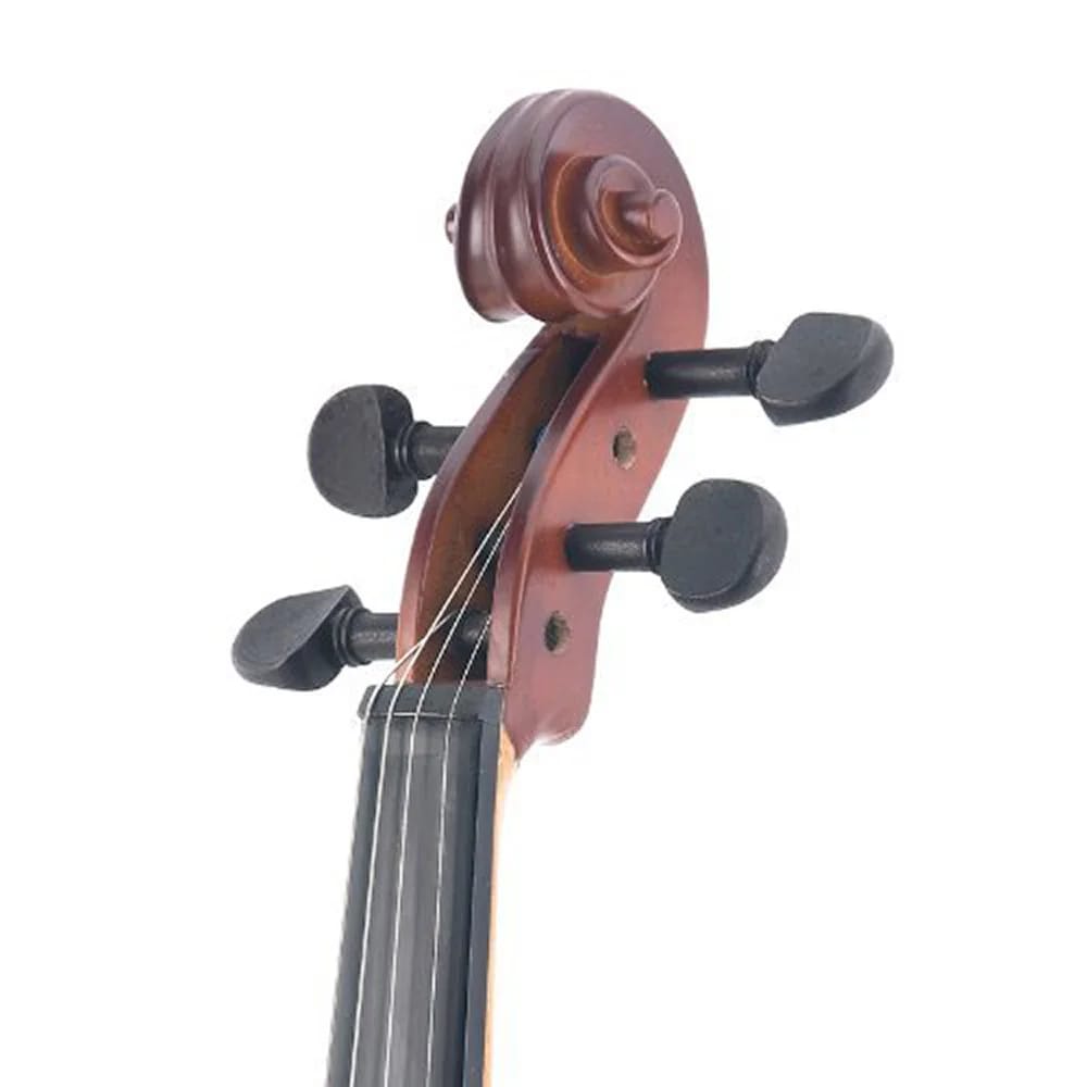 Mendini 15" Solid Wood Viola, Satin Antique