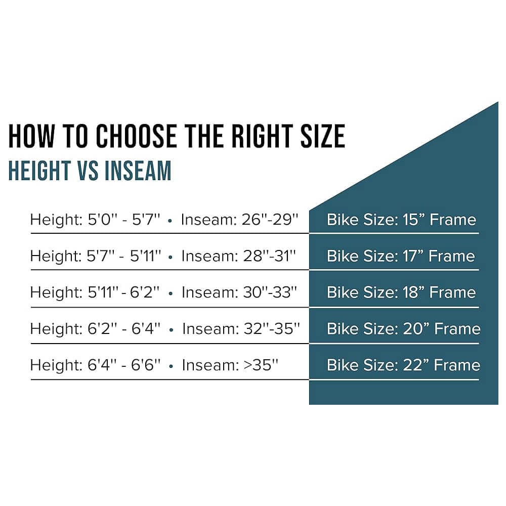 Mountain bike frame size 2024 17.5