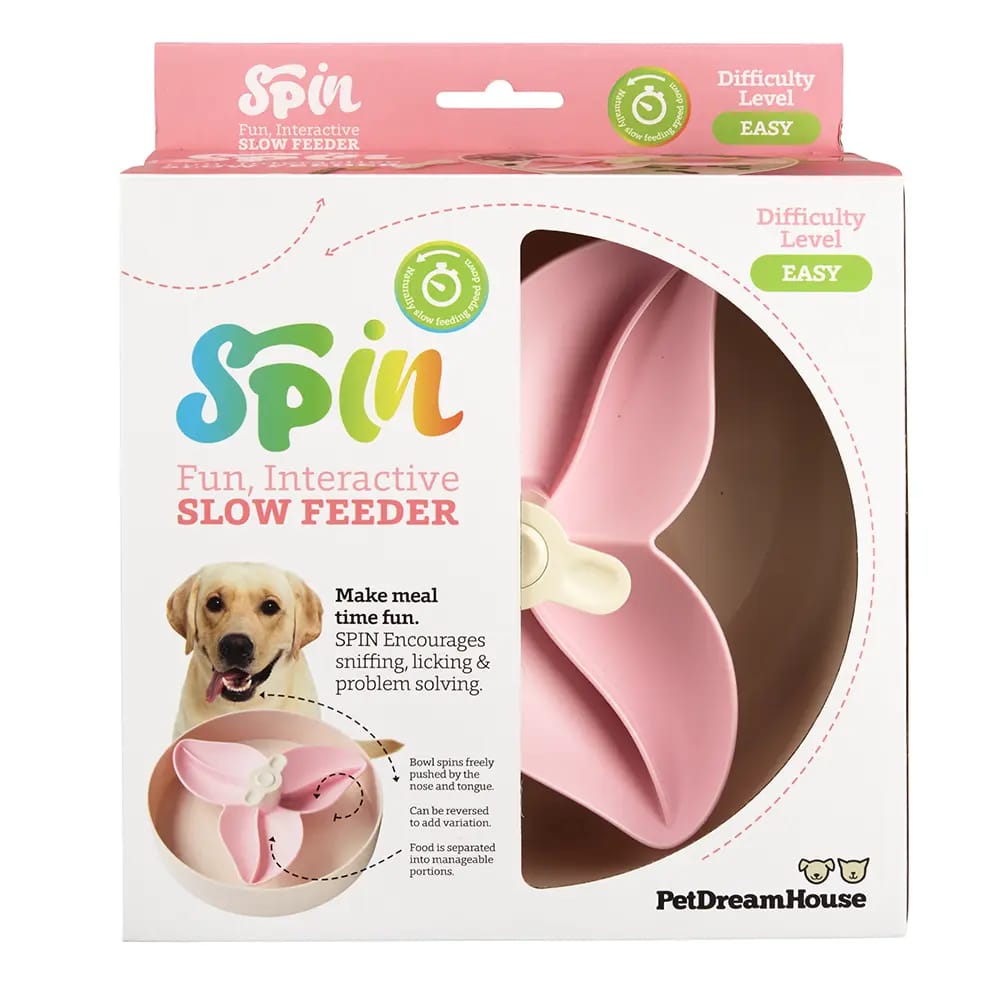 Pet Dream House Spin Bowl Interactive Feeder