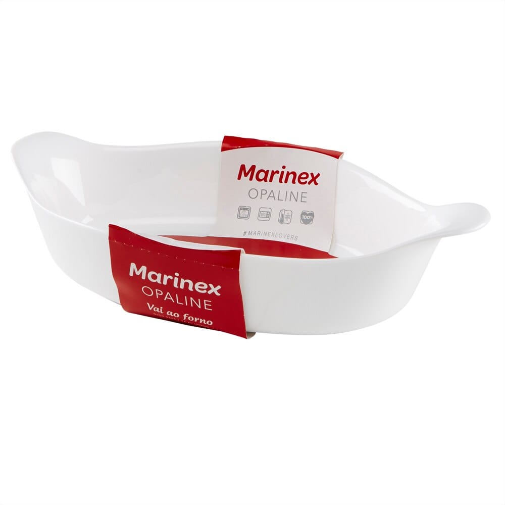 Marinex Opaline Oval Roaster, 1.06 Qt