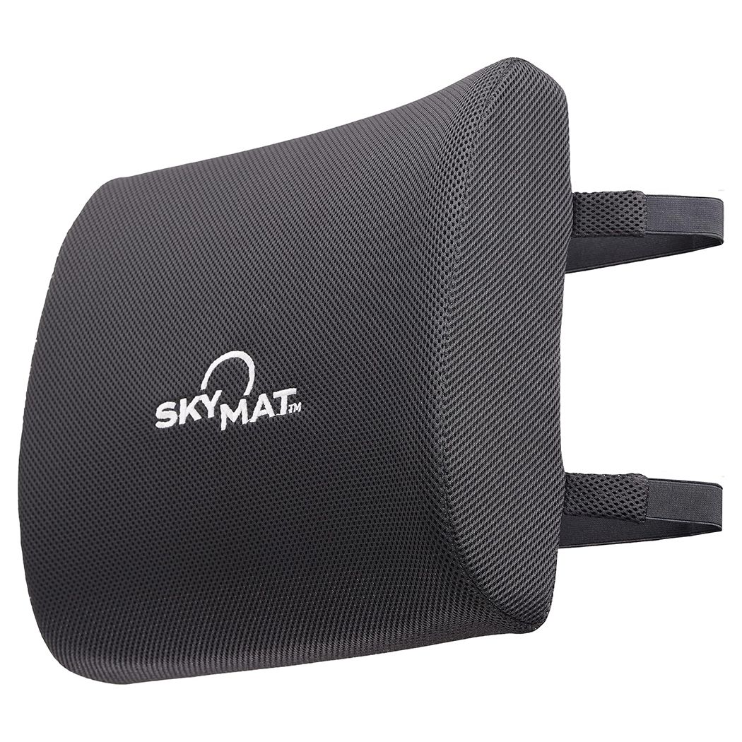 Sky Solutions Lumbar Support Pillow, Black