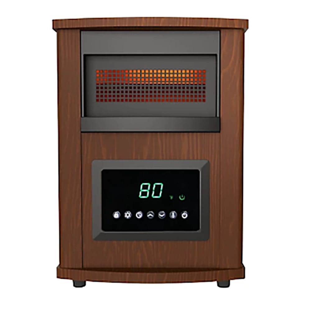 Lifesmart 4 Element Wood Cabinet Infrared Heater