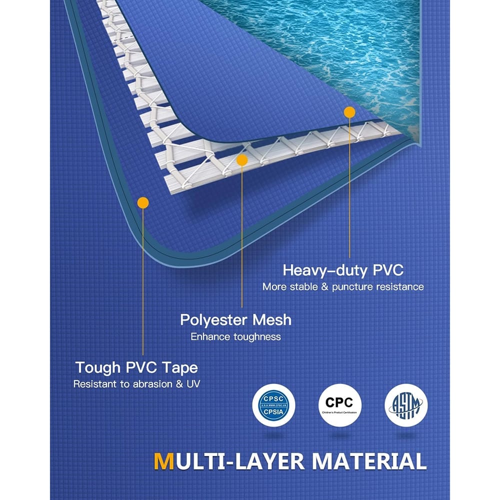 Sunrio 18' Above Ground Round Metal Frame Pool