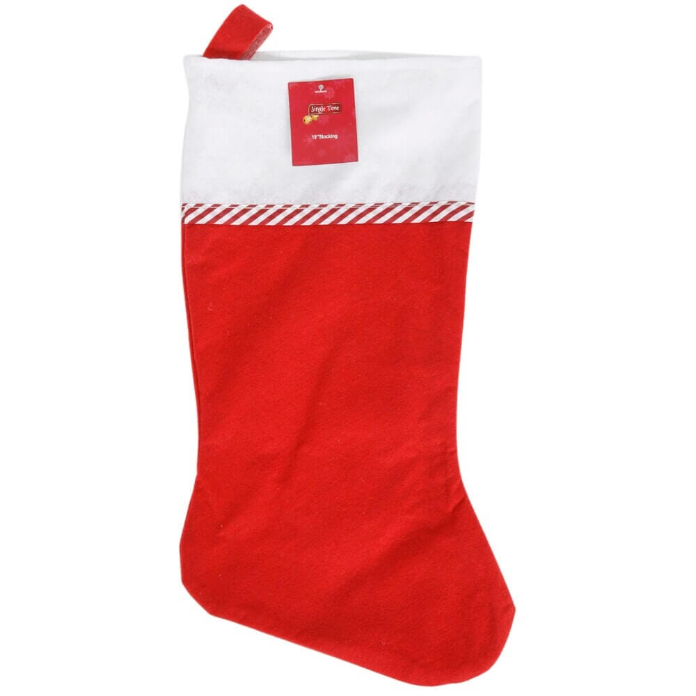 Jingle Time 19" Christmas Stocking