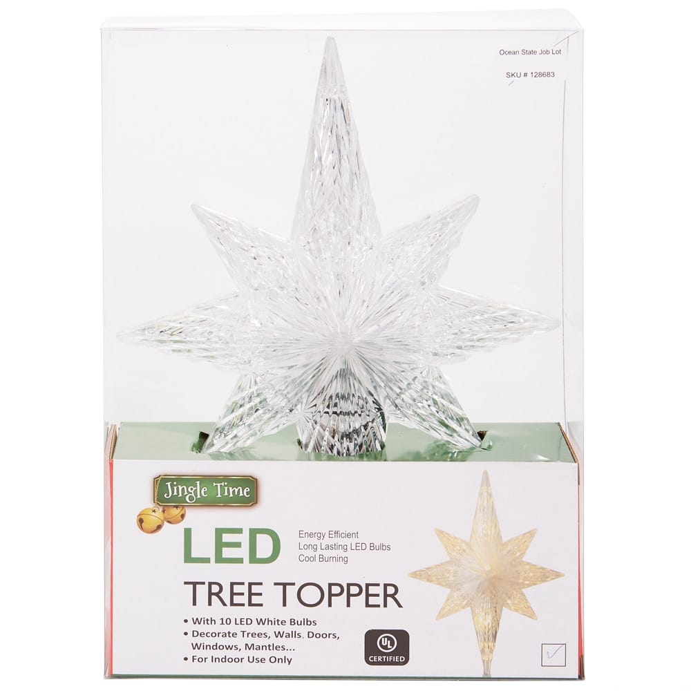 Jingle Time 10" Star of Bethlehem LED Lighted Tree Topper