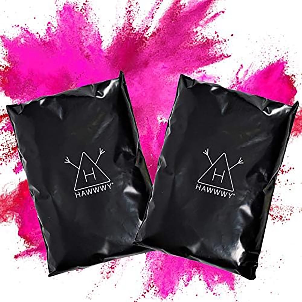Hawwwy Colored Powder, Pink, 2 Pack