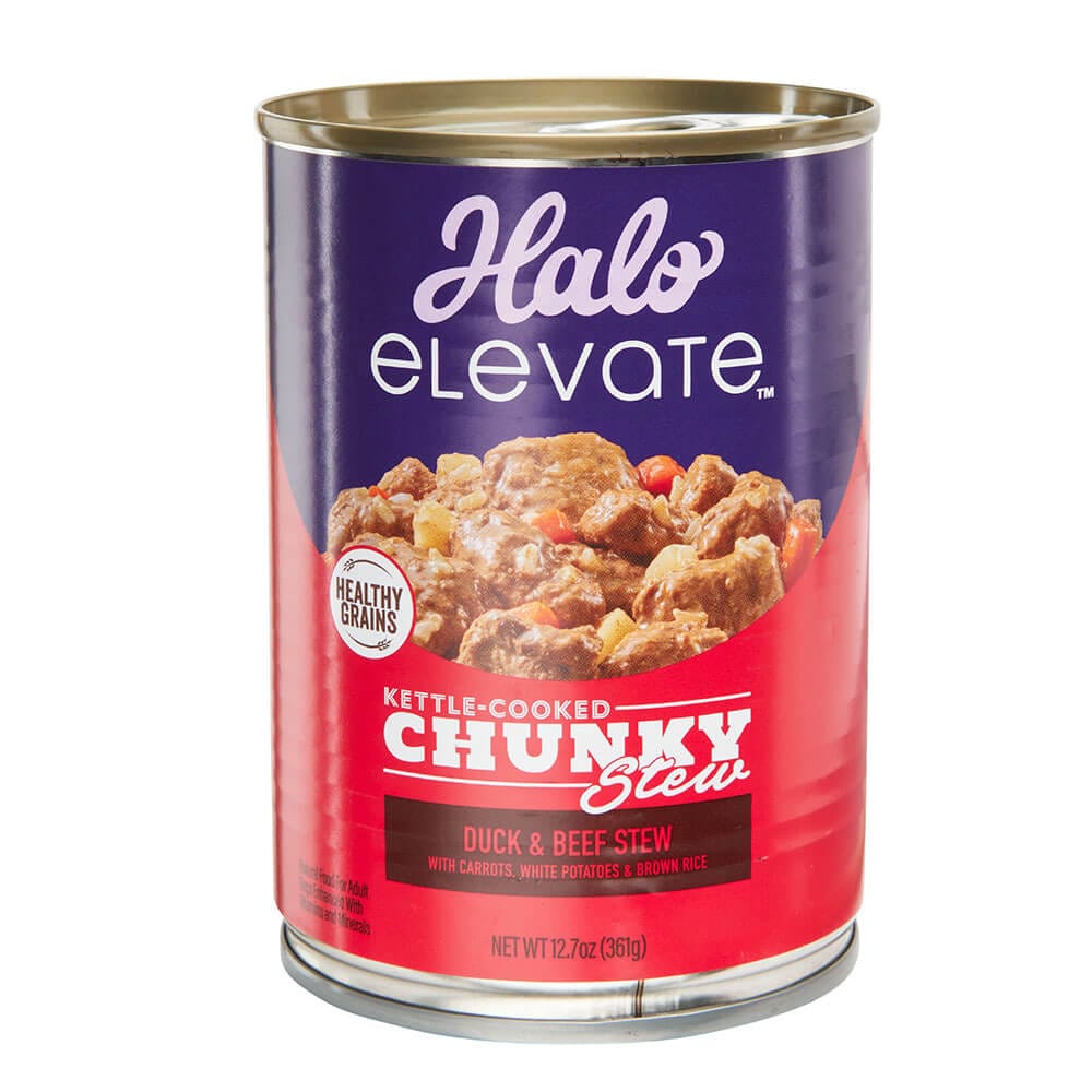 Halo Elevate Kettle-Cooked Chunky Stew Dog Food, 12.7 oz