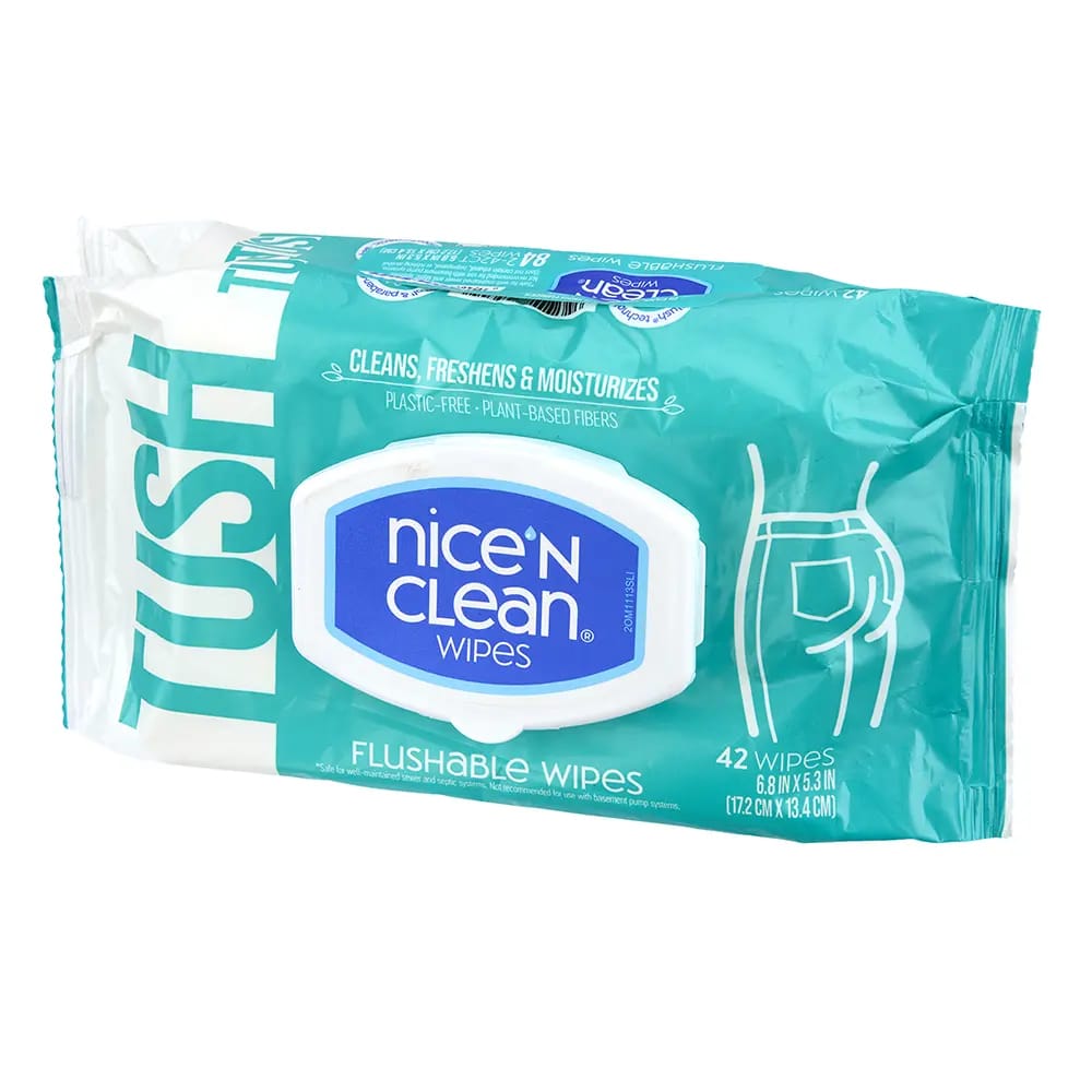 Nice'n Clean Flushable Wipes, 42 ct.