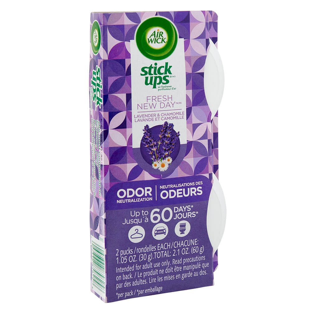 Air Wick Fresh New Day Lavender & Chamomile Stick Ups, 2 Count