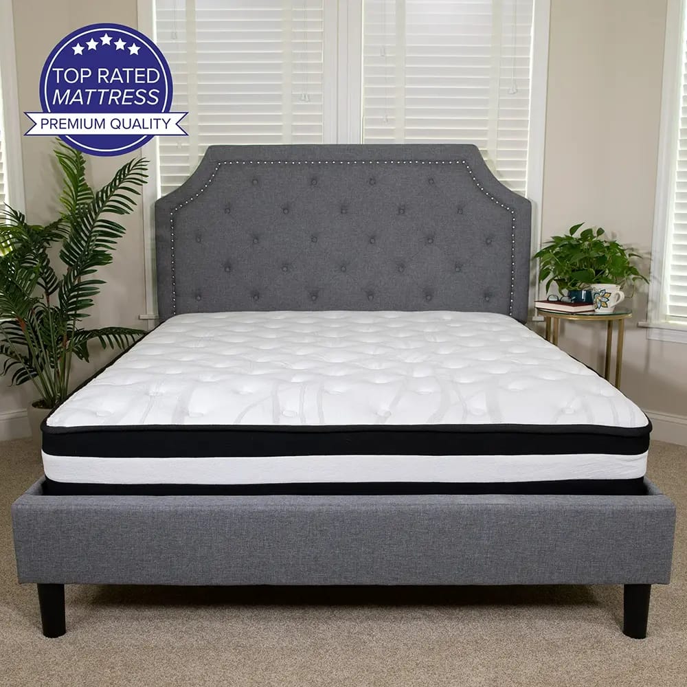 Flash Furniture Millennium Comfort 10" Foam and Pocket Spring Firm Mattress, King