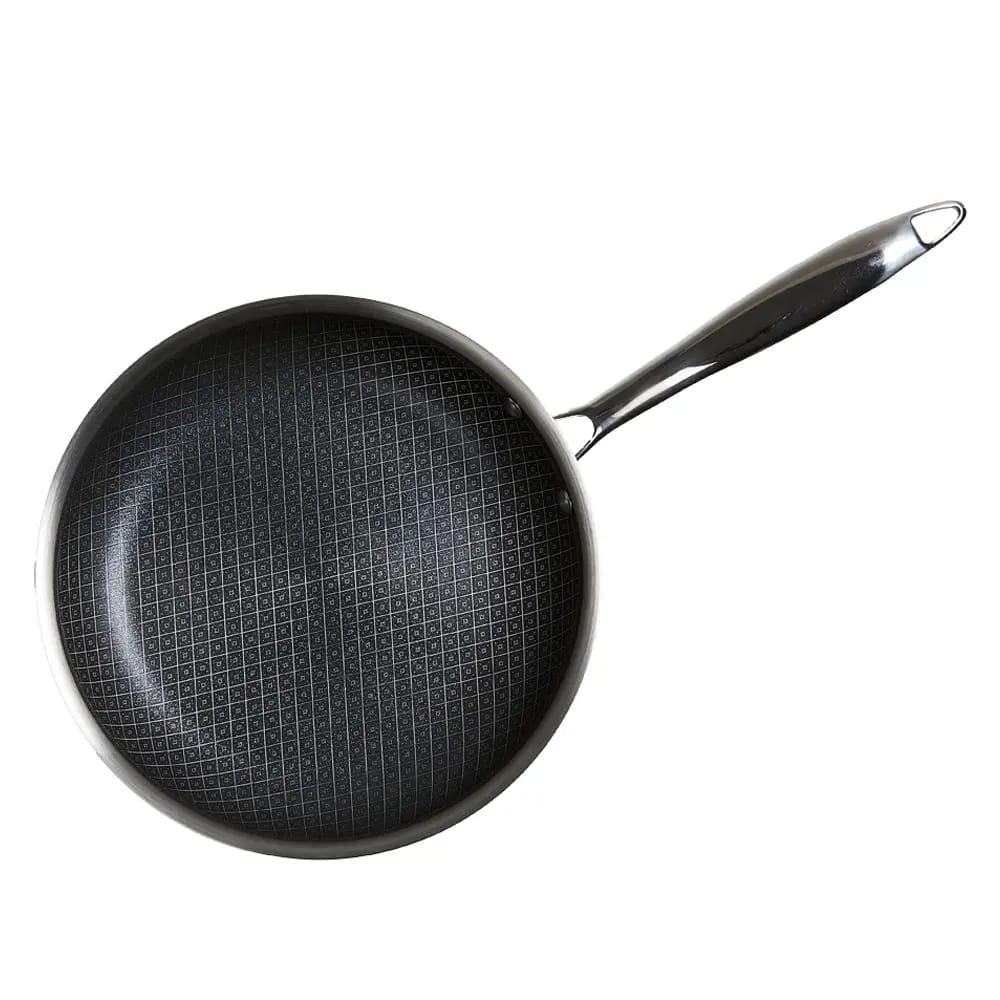 Copper Chef Titan 9.5" Stainless Steel Round Fry Pan with Lid