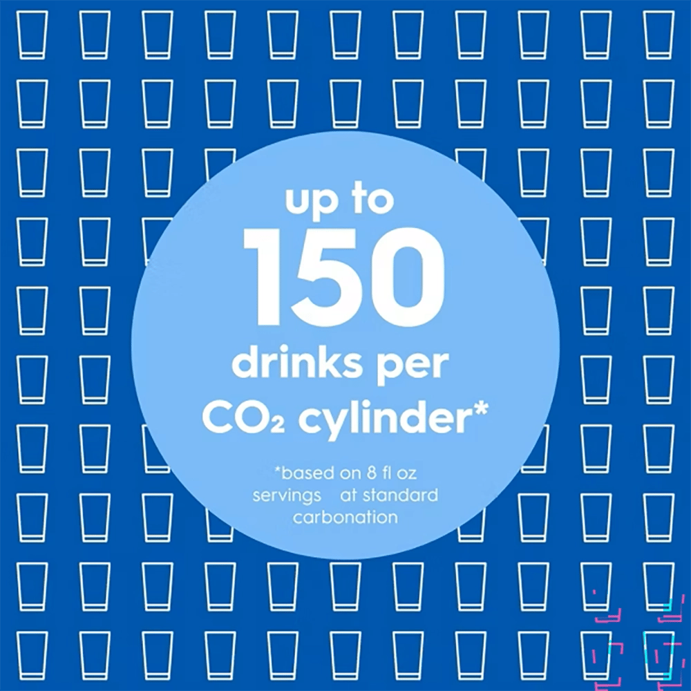 SodaStream Quick Connect CO2 Cylinder, 60L, Blue