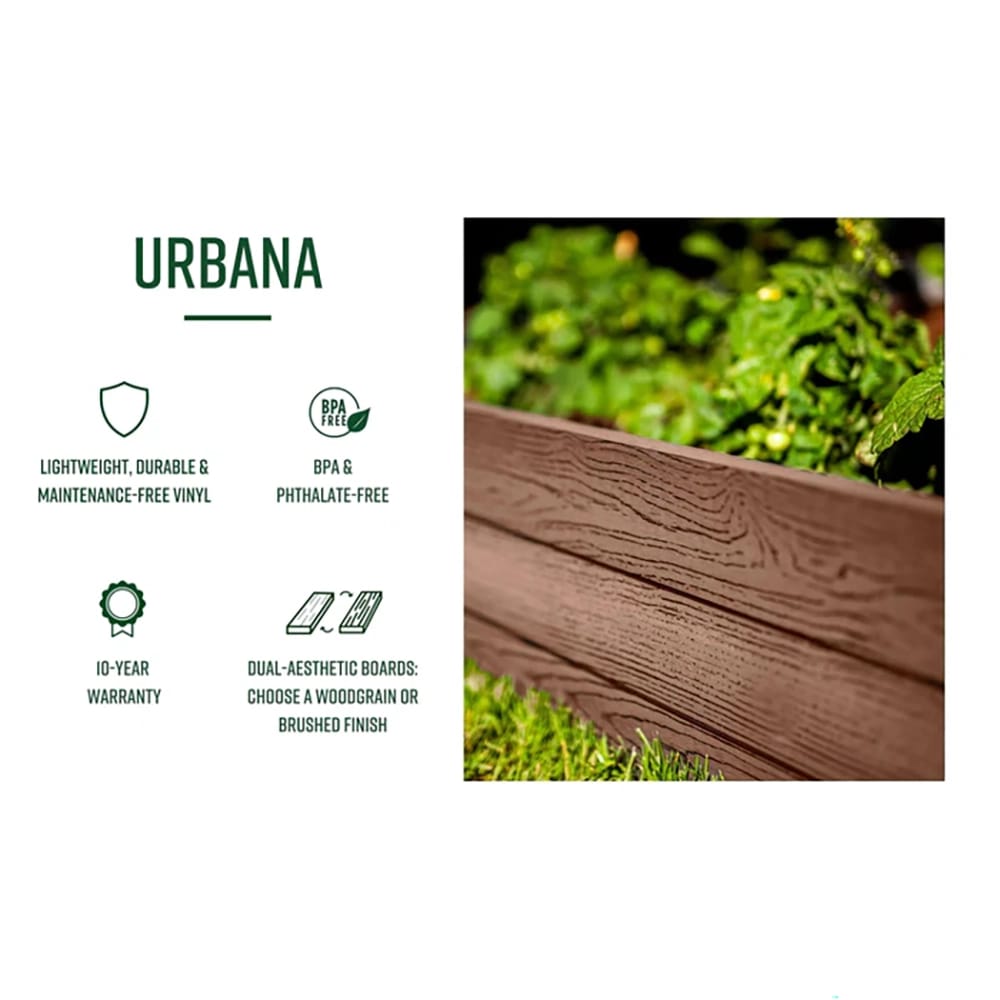 Vita Urbana Garden Bed, Espresso