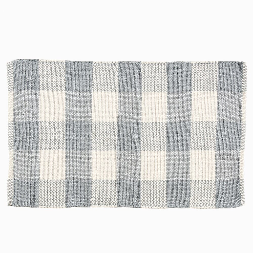 21"x34" Indoor and Outdoor Buffalo Check Rug