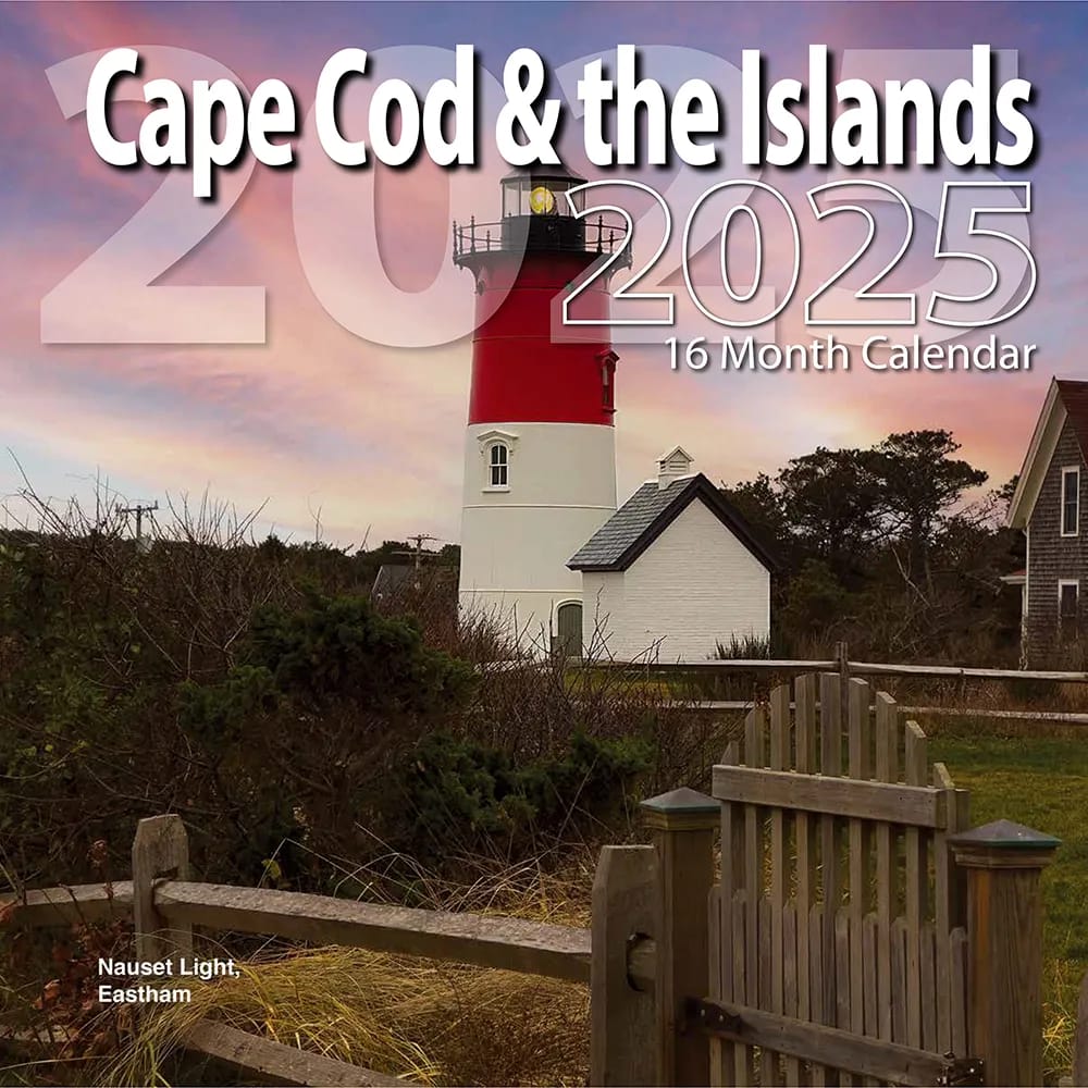 2025 Cape Cod and The Islands Themed 16 Month Wall Calendar, 12"