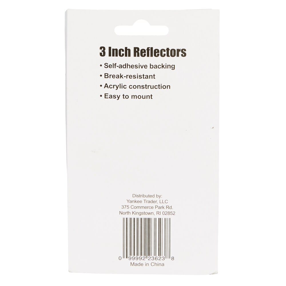 3" Reflectors, 2 Count