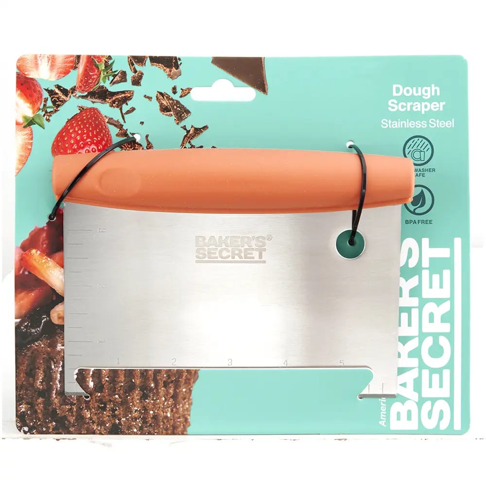 Baker's Secret Stainless Steel Dough Scraper