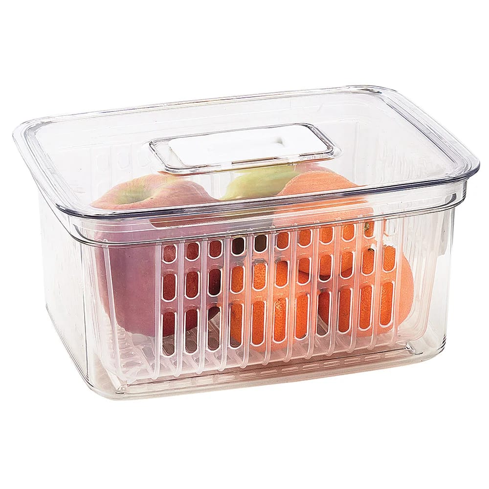 Produce Crisper with Removable Basket, 1.7 Qt