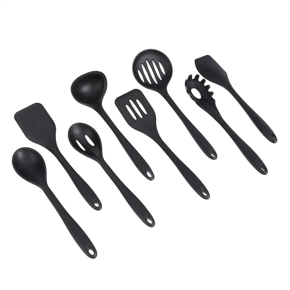 Nonstick Heat-Resistant Silicone 8-Piece Cooking Utensil Set