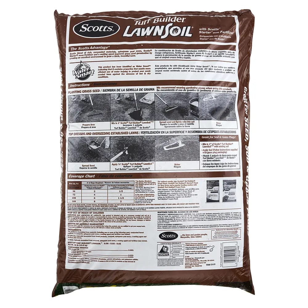 Scotts Lawn Soil Turf Builder, 1.5 cu ft