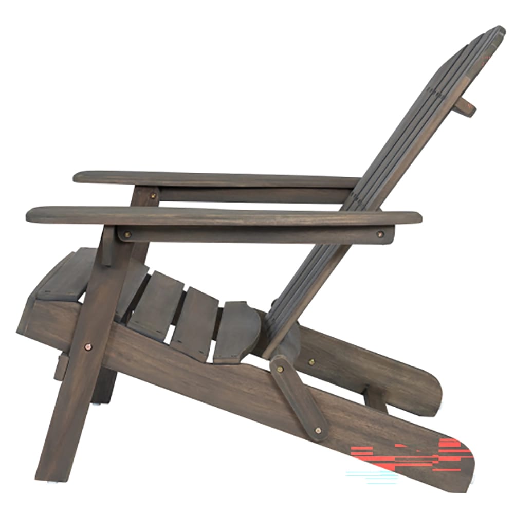 Folding Adirondack Chair, Gray