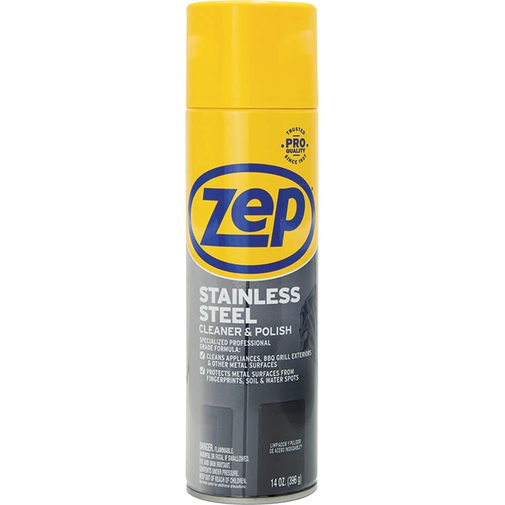 ZEP Stainless Steel Cleaner and Polish, 14 oz