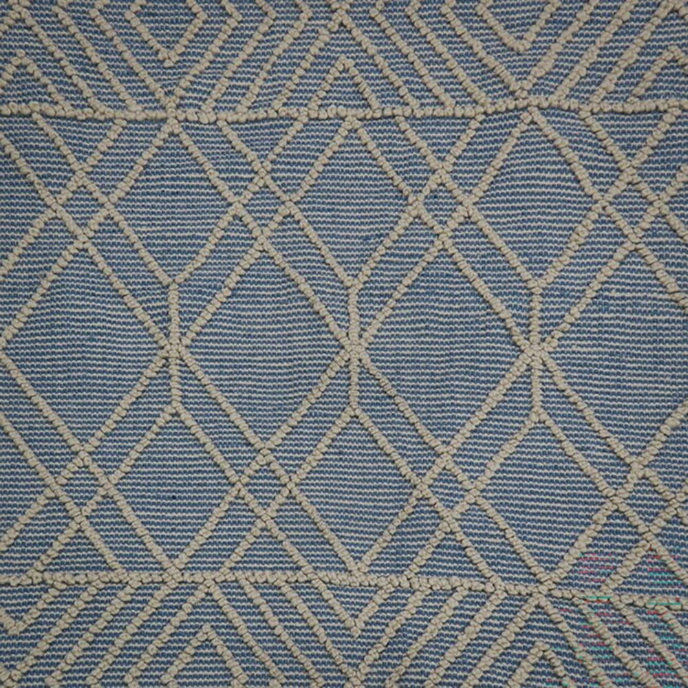 Hand Woven Polyester Indoor/Outdoor Rug, Cloud, 5' x 7'