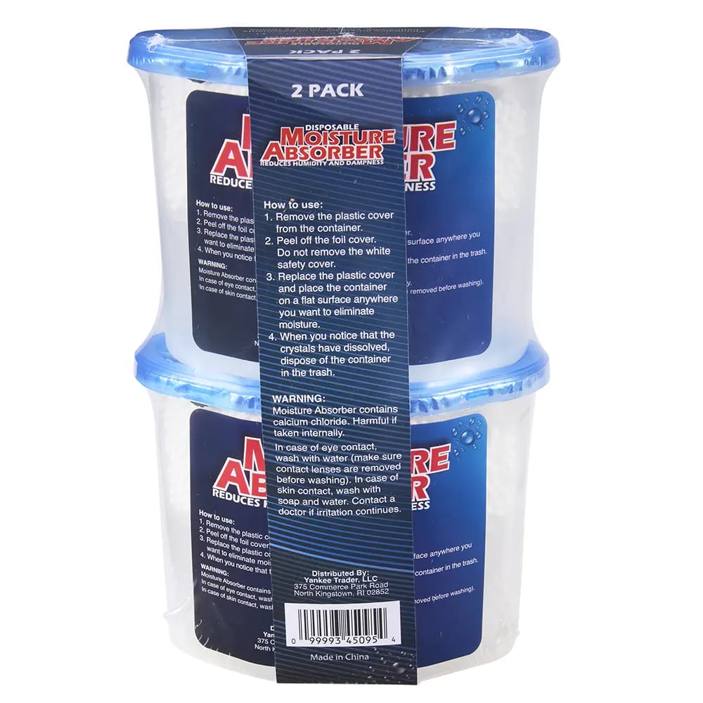 Disposable Moisture Absorber, 10.5 oz, 2 pk