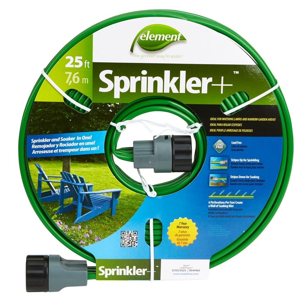 Element Sprinkler + Garden Hose, 25'