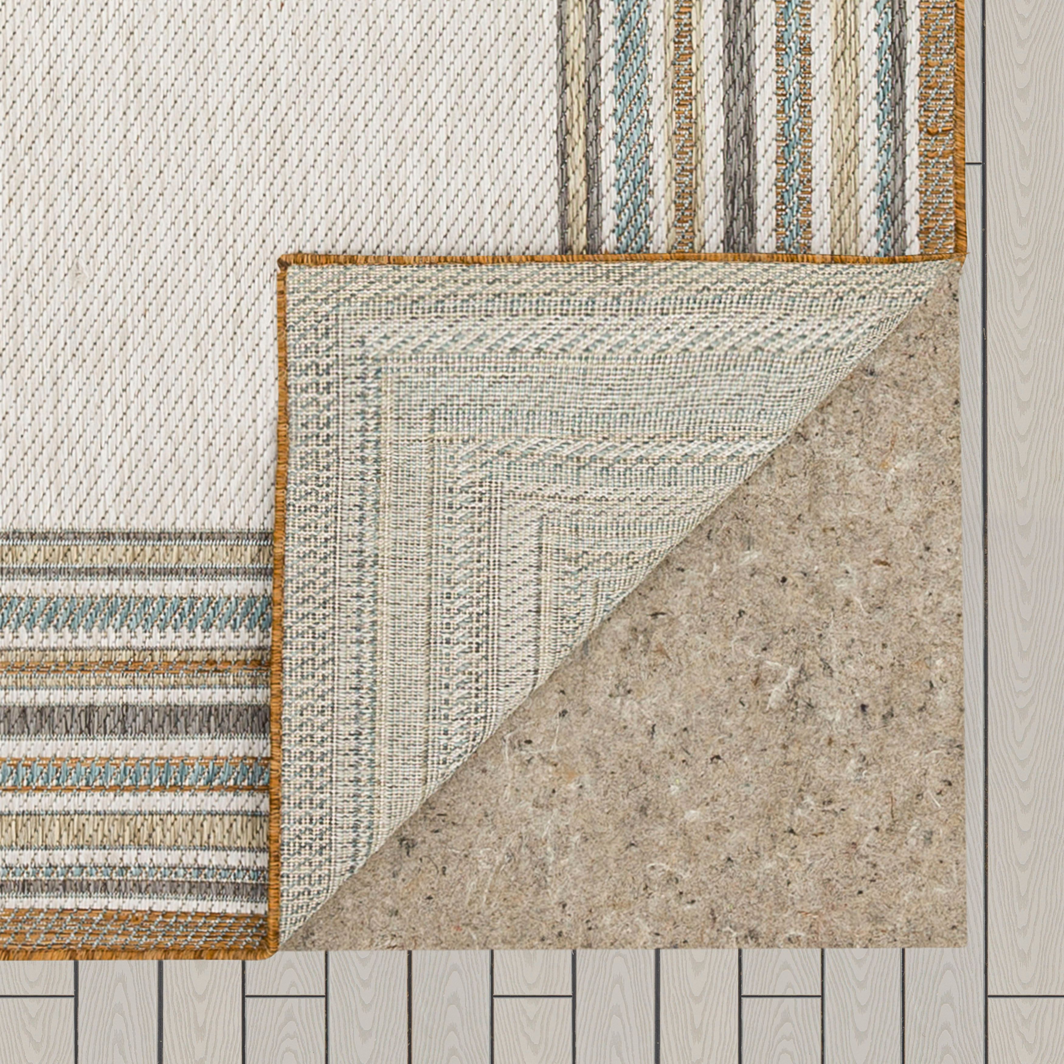 Mohawk Rodrigo Alyssum Outdoor/Indoor Area Rug, Tan, 8' x 10'