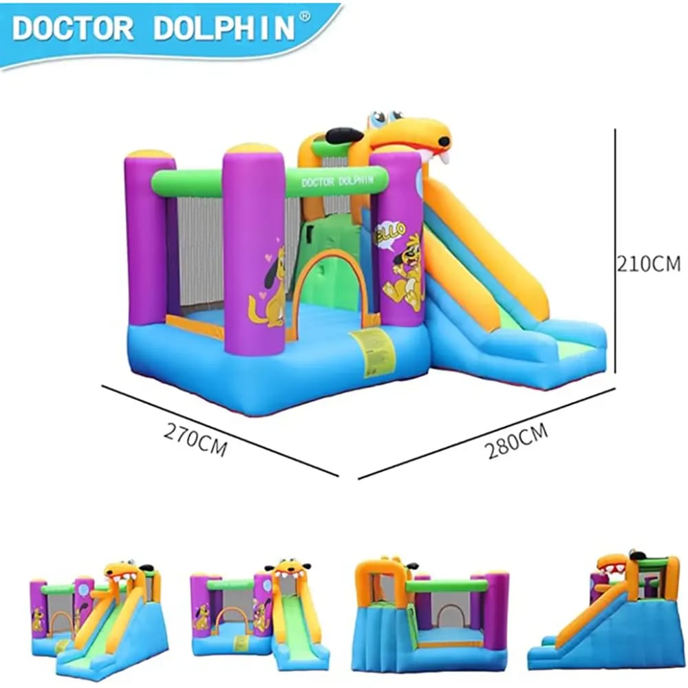 Doctor Dolphin Bounce House with Puppy Slide