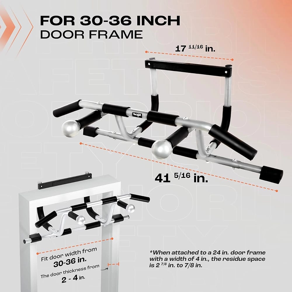 Yes4All Doorway Mounted Metal Pull-Up Bar