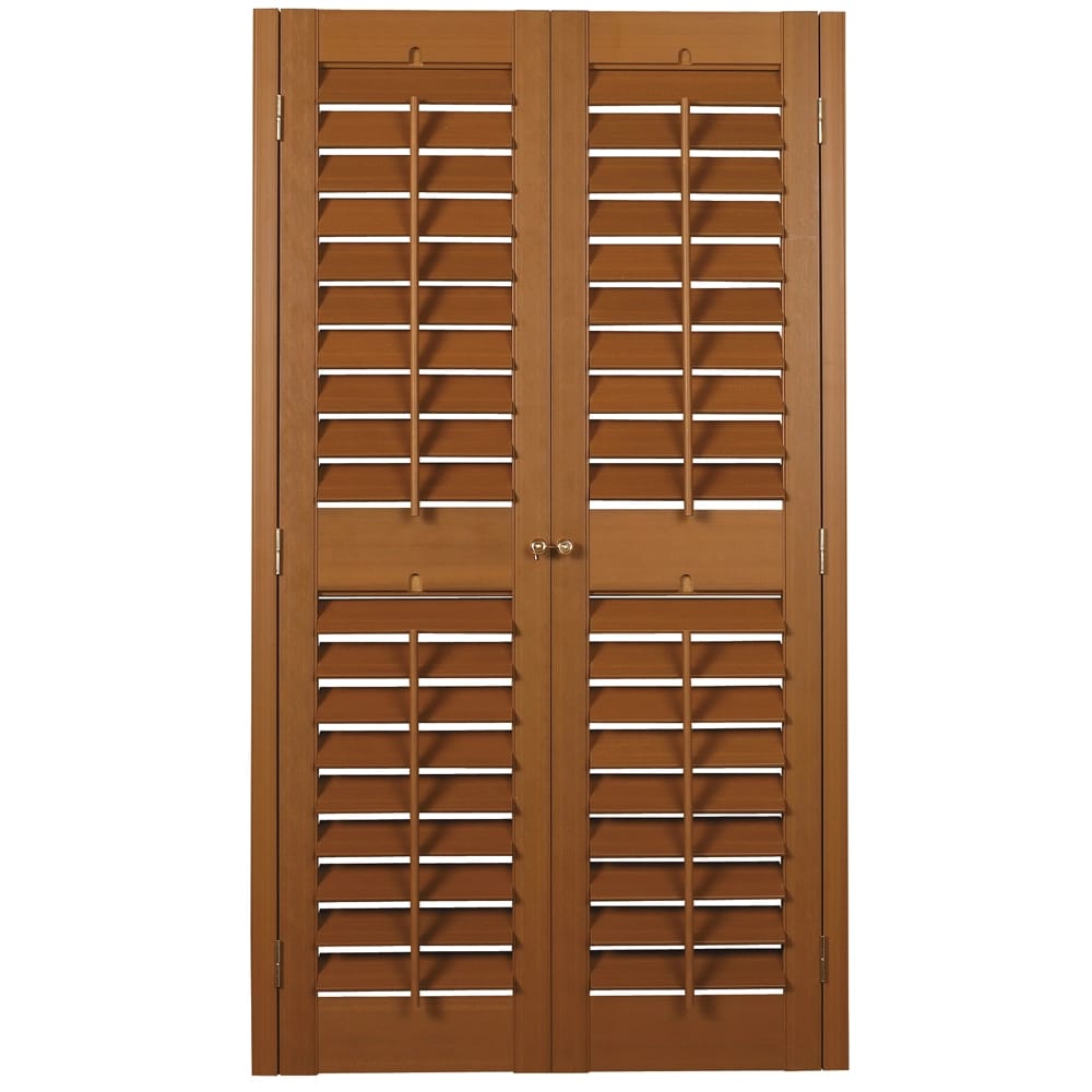 2-1/4" Plantation FW Shutter, Oak, 31-33" x 74"