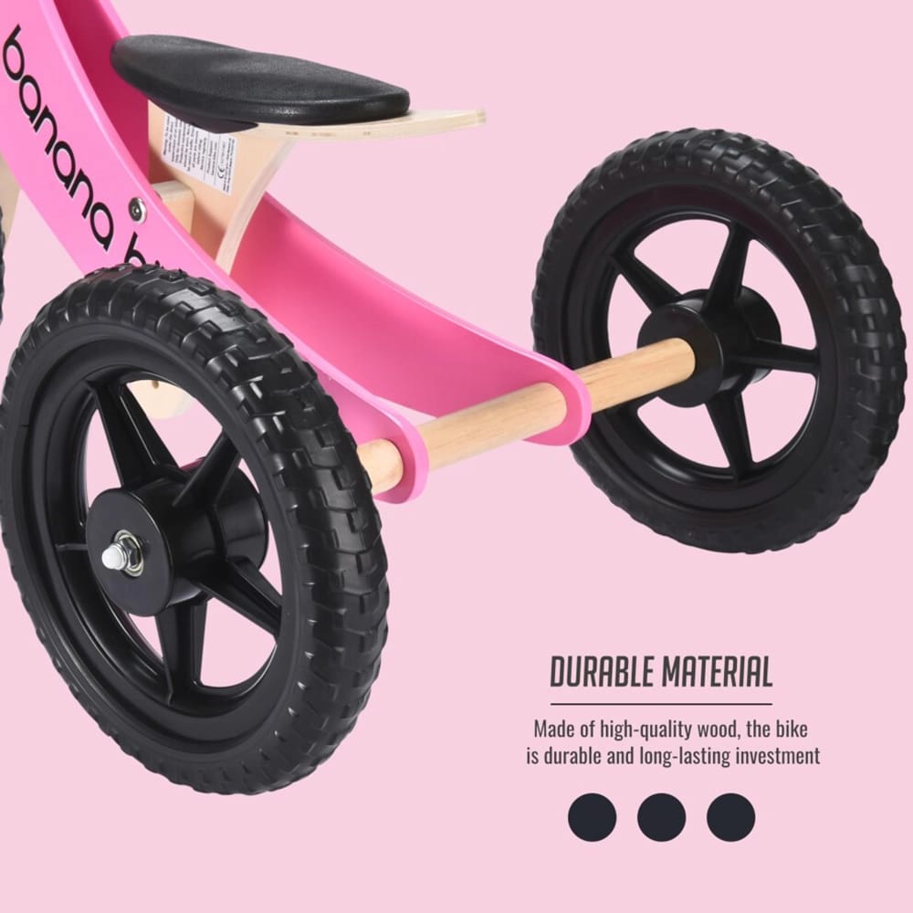 Banana Bike Balance Tricycle, Pink