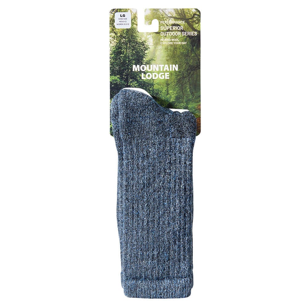 Mountain Lodge Men's Performance Outdoor Series Merino Wool Hiker Socks