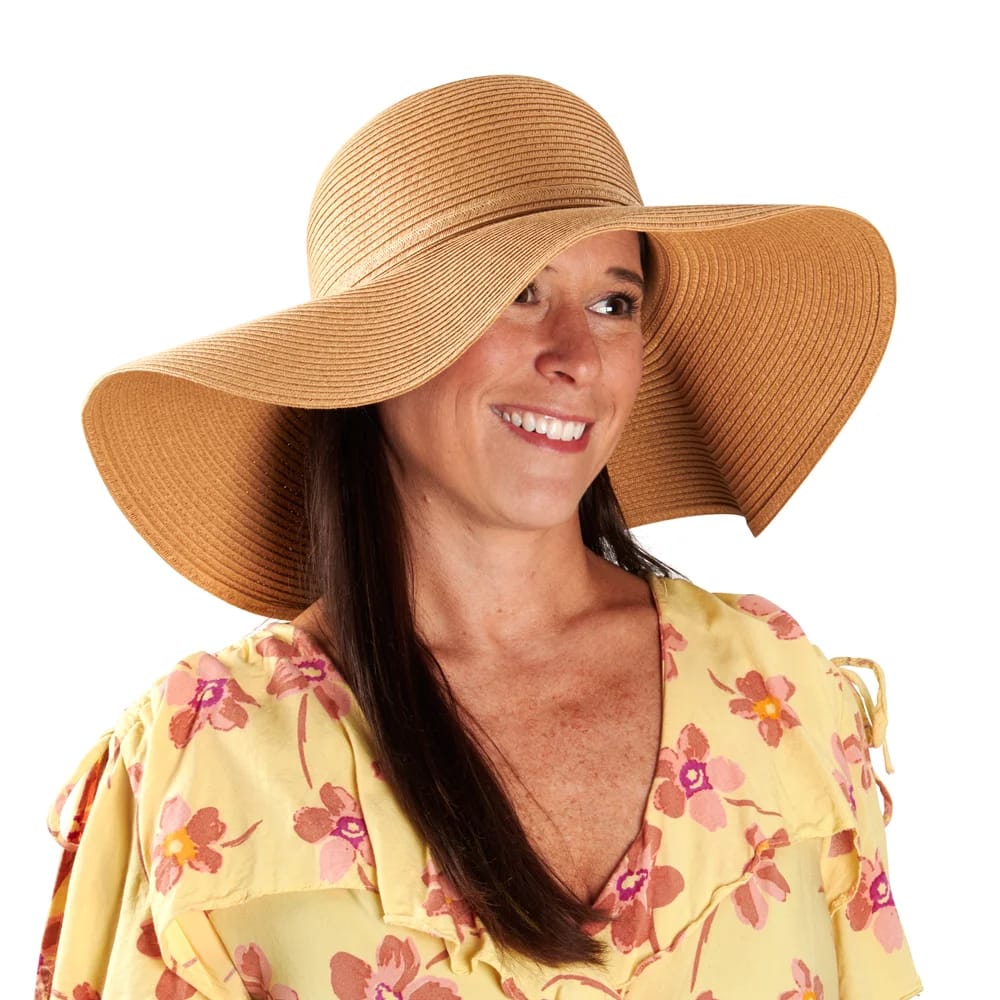 Extra-Wide Brim Straw Sun Hat