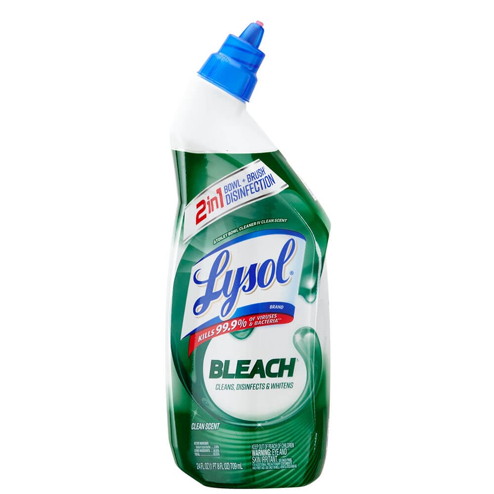 Lysol Bleach Toilet Bowl Cleaner, 24 oz