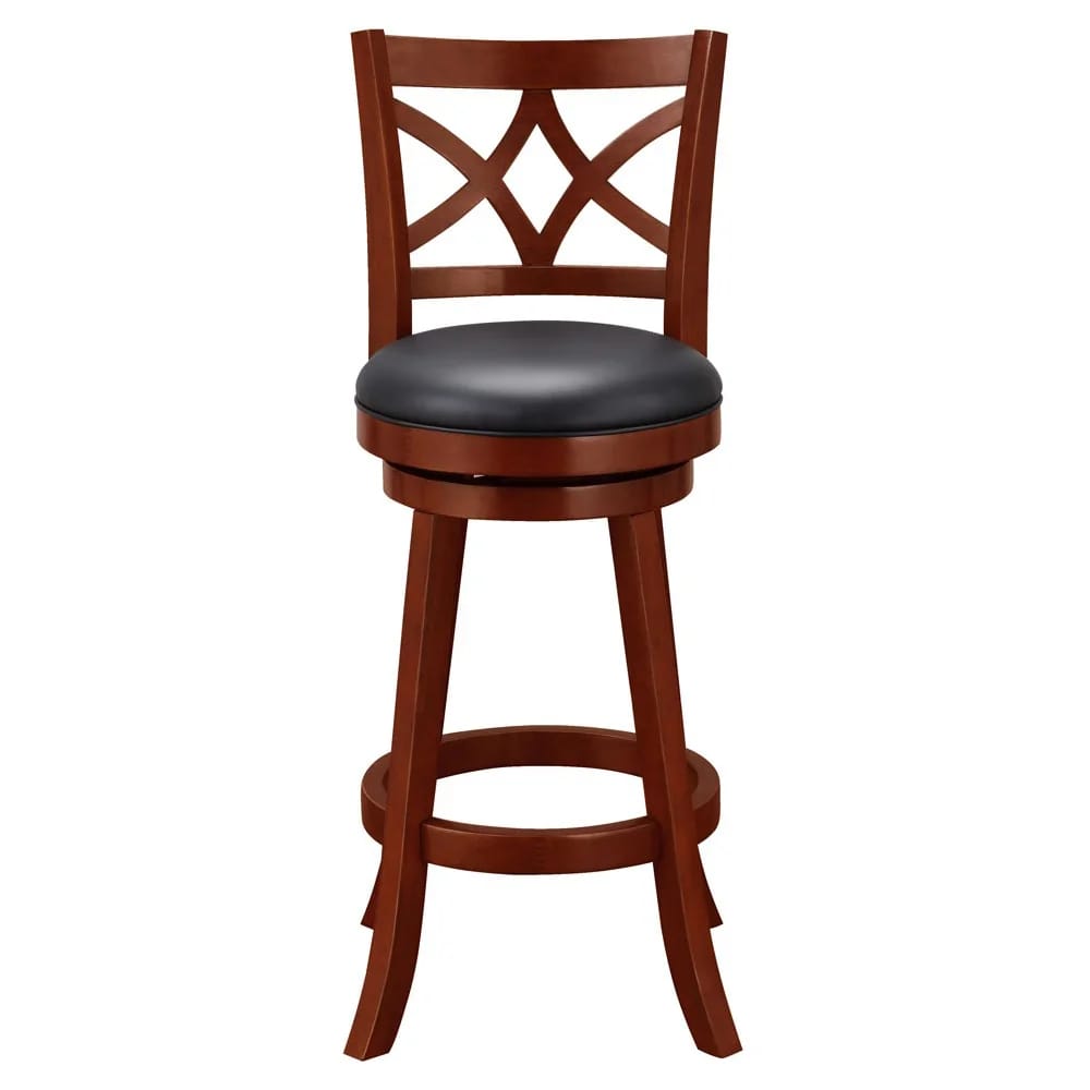 Cardiff 29" Swivel Bar Stool, Cherry