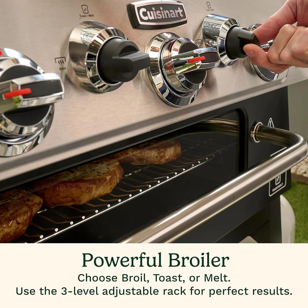 Cuisinart 28" Outdoor Griddler 2-in-1 Griddle & Broiler, Black/Stainless Steel