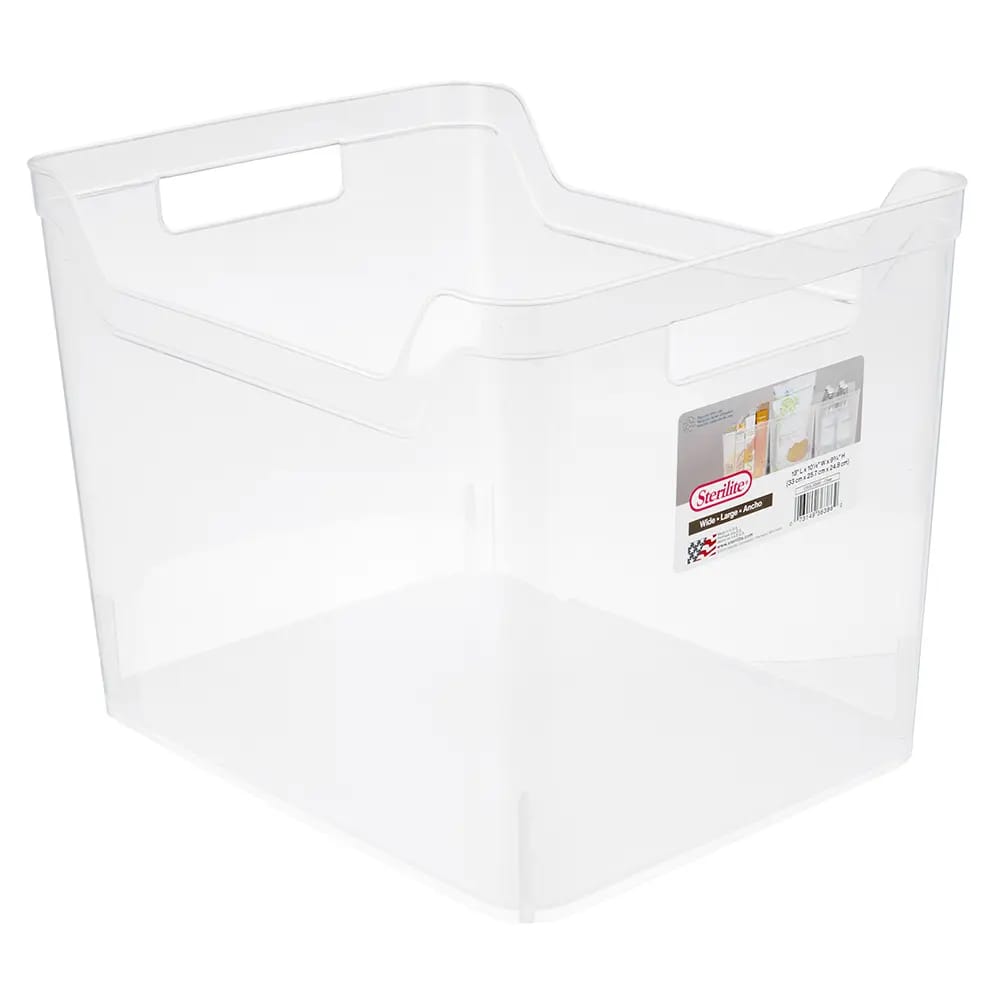 Sterilite Clear Large Storage Bin