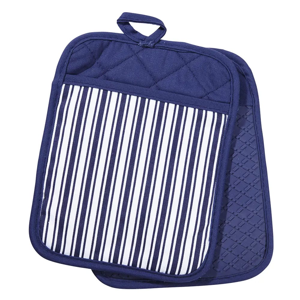 Silicone & Cotton Potholders, 2 pk.