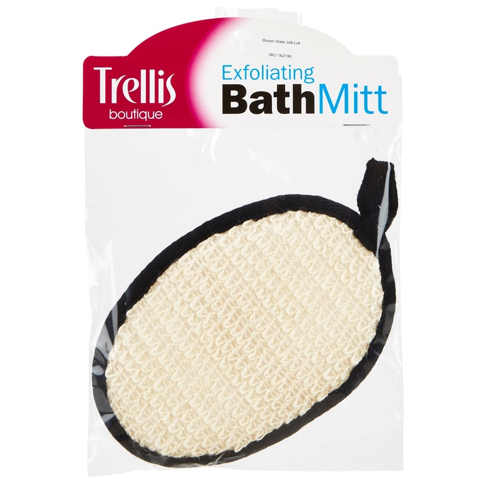 Trellis Boutique Exfoliating Bath Mitt with Strap