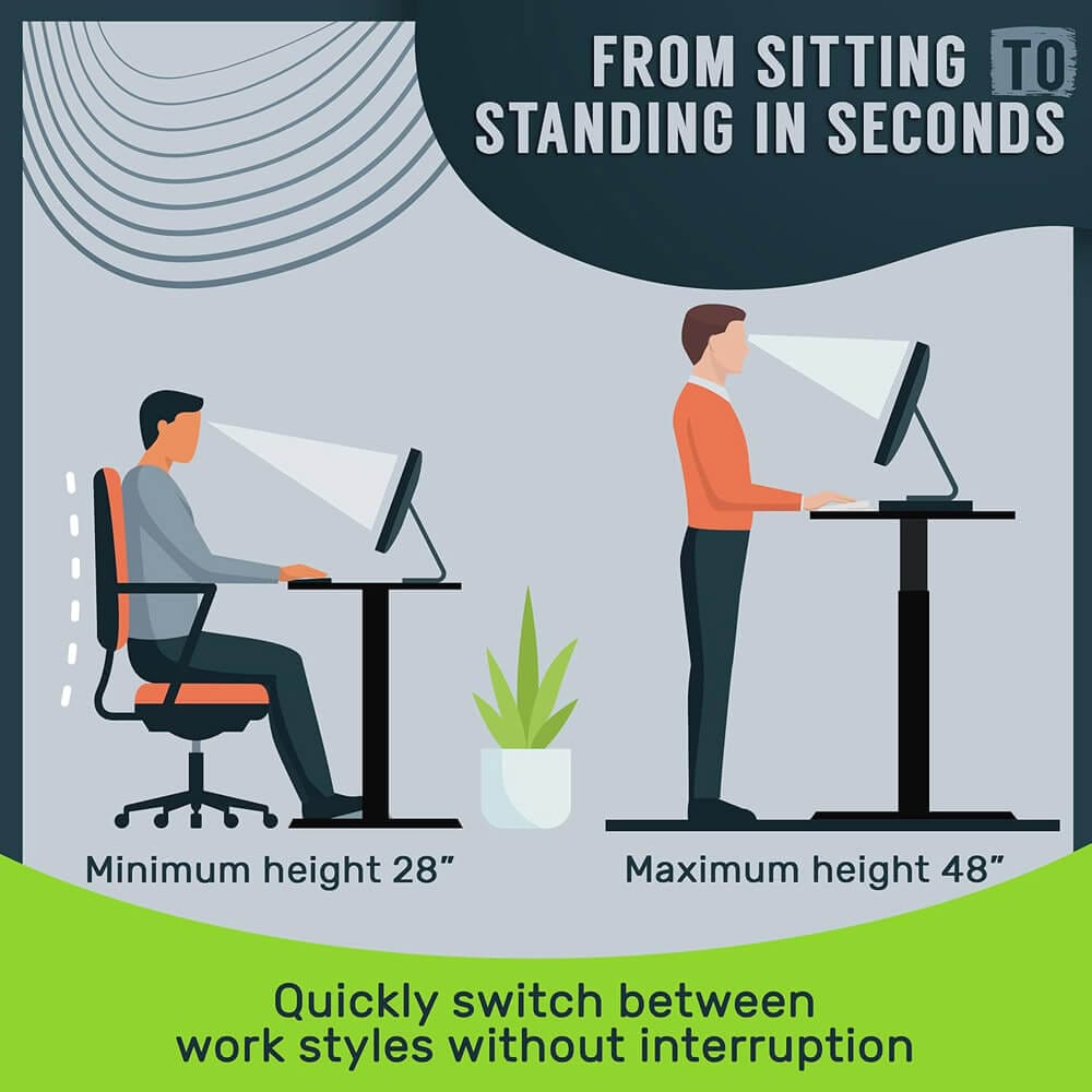 TechOrbits Electric Standing Desk